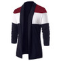Open Front Casual Mens Cardigan