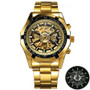 T-Winner Gold Vintage Mechanical Watch