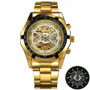 T-Winner Gold Vintage Mechanical Watch