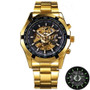 T-Winner Gold Vintage Mechanical Watch