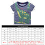 Tem Doger Baby Boy Tops Children Striped T-shirts Kids Summer T-shirt For Boys Clothing Dinosaur Cotton Clothes Boys Tee Shirt