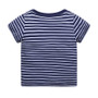 Tem Doger Baby Boy Tops Children Striped T-shirts Kids Summer T-shirt For Boys Clothing Dinosaur Cotton Clothes Boys Tee Shirt