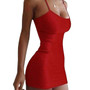 Summer Slim Women's Mini Tight Dress Thin Shoulder Strap