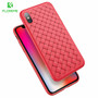 FLOVEME Soft Phone Case For iPhone XR XS Max Luxury Grid Weave Silicone Case For iPhone X 7 8 Plus 6 6s Cover Cases Coque Fundas