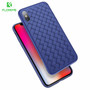 FLOVEME Soft Phone Case For iPhone XR XS Max Luxury Grid Weave Silicone Case For iPhone X 7 8 Plus 6 6s Cover Cases Coque Fundas