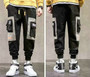 Streetwear Men's Multi Pockets Cargo Harem Pants Hip Hop Casual Male Track Pants Joggers Trousers Fashion Harajuku Men Pants