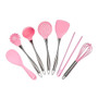 Kitchen Silicone Non-stick Cooking Spoon Spatula Ladle Egg Beaters Utensils Dinnerware Set Cooking Tools Accessories Supplies