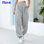 2020 Sweatpants Women Baggy Gray Sports Pants Joggers Wide Leg Oversized Streetwear High Waisted Trousers Women