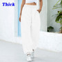 2020 Sweatpants Women Baggy Gray Sports Pants Joggers Wide Leg Oversized Streetwear High Waisted Trousers Women