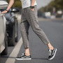 Casual Ankle-Length Plaid Pants Men Trousers Streetwear Jogger Pants Men Sweatpants Slim Fit Men Pants 2020 New