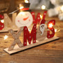 Christmas decorations for home Wooden letter