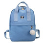 Girl Canvas Student Backpack