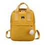 Girl Canvas Student Backpack