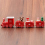 New Christmas Train Painted Wood