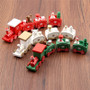 New Christmas Train Painted Wood