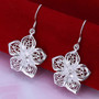 925 Jewelry Sterling Silver Earrings For Women Flower Earrings