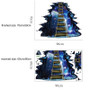 Large 3d Cosmic Space Wall Sticker Galaxy Star Bridge Home Decoration