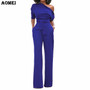 Elegant One Shoulder Sash Jumpsuit (S - 2XL)