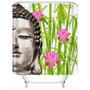 African Woman Shower Curtain Polyester Fabric Bathroom Curtain for Home Bath Decor