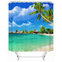 African Woman Shower Curtain Polyester Fabric Bathroom Curtain for Home Bath Decor