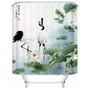 African Woman Shower Curtain Polyester Fabric Bathroom Curtain for Home Bath Decor
