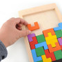 Wooden Multi-Color Tangram Tetris Toy