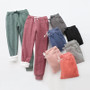 Winter Cashmere Harem Warm Pants Women Thick Lambskin