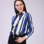 Blouse Women Chiffon Office Career Shirts Tops Fashion Casual Long Sleeve Blouses Femme Blusa