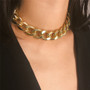 Punk Miami Cuban Choker Necklace Collar Statement Hip Hop Big Chunky jewelry