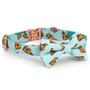 Pizza Dog Collar w/ Removable Bow