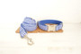 Blue Picnic Dog Collar w/ Detachable Bowtie