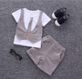 Boys Tie T - Shirt and Shorts (12M - 4T)