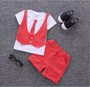 Boys Tie T - Shirt and Shorts (12M - 4T)