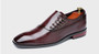 Men's Dress Shoes  Formal Business Oxfords Vintage Men Elegant Genuine Leather Flat Shoes Male Party Wedding Shoe