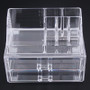 Portable Transparent Makeup Organizer Storage Box