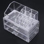 Portable Transparent Makeup Organizer Storage Box