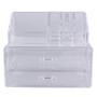 Portable Transparent Makeup Organizer Storage Box