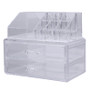 Portable Transparent Makeup Organizer Storage Box