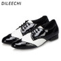 DILEECHI brand Men's shoes ballroom dancing shoes adult Latin dance shoes soft outsole square dance shoes