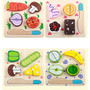Kids Wooden Fruits & Vegetables Kitchen Toy Set