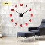 Living Room Wall Clocks Stickers