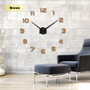 Living Room Wall Clocks Stickers