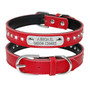 Free Personalized Engraving Leather Cat Collar