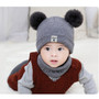 Newborn Baby Boys/Girls Warm Winter Hats Scarf Sets