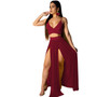 Women's Spaghetti Strap Backless Crop Top Outfit