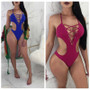 Women's Cross Bandage Bikini Swimwear