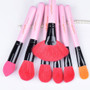 Pink Makeup Brush Set