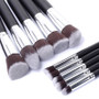 10 pcs Synthetic Kabuki Makeup Brush Set Cosmetics Foundation blending blush makeup tool