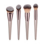 10pcs/set Champagne makeup brushe set for cosmetic foundation powder blush eyeshadow kabuki blending