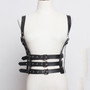 Leather Black Buckle Split Joint Long Wide Personality belt Women Fashion Tide All-match